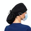 Satin Lined Scrub Cap, Adjustable Surgical Cap with Sweatband & Buttons, Soft and Wrinkle-Resistant Scrub Hat-2