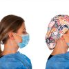Surgical Scrub Hat, Surgical Cap for Women and Men, Working Cap with Buttons, Reusable and Washable Bouffant Scrub Cap, Gorros Quirurgicos para Mujer Multi-4