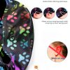 Black Rainbow Paw Euro Scrub Caps by TOVELLE Unisex Adjustable Hat-5