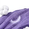 Ponytail Scrub Cap Women Lavender Surgical Cap with Buttons by Tovelle-2