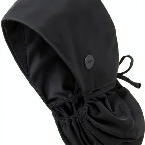 Satin Lined Scrub Cap, Adjustable Surgical Cap with Sweatband & Buttons, Soft and Wrinkle-Resistant Scrub Hat-0