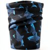 Tie-Back Scrub Cap with Button and Sweatband Modern Classic, Black Shark Print Double-Sided Adjustable Medical Hat for Men, Soft Comfortable, No-Slip for Long-Hour Wear-5