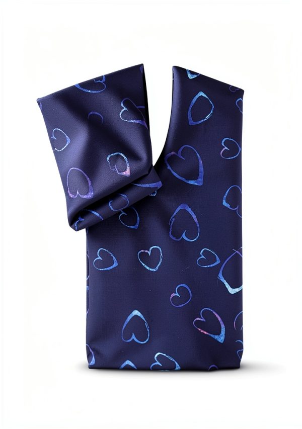 Blue Heart Double-Sided Printed Scrub Caps for Men and Women with Buttons, Adjustable Helps Reduce Static Buildup Medical Hats, Stylish and Breathable Surgical Caps with Sweatband for Long Hours-3