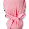 Ponytail Scrub Cap for Women – Solid Light Pink Surgical Cap with Buttons, Cotton Ponytail Scrub Caps, Adjustable Surgical Hat for Women to Secure Long Hair-4