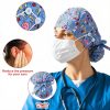 Satin Lined Nurse Cap Jamntower Adjustable 9‑Piece Set with Button-3