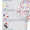 Colorful Sprinkles Double-Sided Printed Scrub Caps for Women with Buttons, Adjustable Helps Reduce Static Buildup Medical Hats, Cute and Breathable Surgical Caps with Sweatband for Long Hours-1