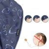Blue Heart Double-Sided Printed Scrub Caps for Men and Women with Buttons, Adjustable Helps Reduce Static Buildup Medical Hats, Stylish and Breathable Surgical Caps with Sweatband for Long Hours-5