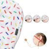 Colorful Sprinkles Double-Sided Printed Scrub Caps for Women with Buttons, Adjustable Helps Reduce Static Buildup Medical Hats, Cute and Breathable Surgical Caps with Sweatband for Long Hours-5