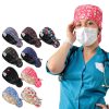 Satin Lined Nurse Cap Jamntower Adjustable 9‑Piece Set with Button-5