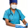 Blue Heart Double-Sided Printed Scrub Caps for Men and Women with Buttons, Adjustable Helps Reduce Static Buildup Medical Hats, Stylish and Breathable Surgical Caps with Sweatband for Long Hours-6