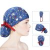 Scrub Caps 8 Pack Adjustable Bouffant Hats with Sweatband for Women-1
